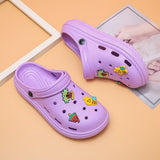 Yeknu Hot Sale Pink Cute Summer Sandals Women Beach Sandals Non Slip Comfortable Lightweight Outdoor Sandals Woman zuecos de mujer