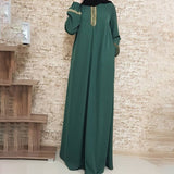 Yeknu NEW Dubai kaftan Dress Muslim Party Abaya Women Arabic Lace Cardigain Patchwork turkey Islam Prayer caftan marocain dresses