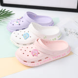 Yeknu Hot Sale Pink Cute Summer Sandals Women Beach Sandals Non Slip Comfortable Lightweight Outdoor Sandals Woman zuecos de mujer