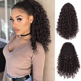 Yeknu Drawstring Puff Ponytail Afro Kinky Curly Hair Extension Synthetic Clip in Pony Tail African American Hair Extension