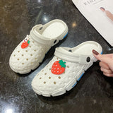 Yeknu Hot Sale Pink Cute Summer Sandals Women Beach Sandals Non Slip Comfortable Lightweight Outdoor Sandals Woman zuecos de mujer