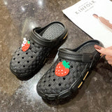 Yeknu Hot Sale Pink Cute Summer Sandals Women Beach Sandals Non Slip Comfortable Lightweight Outdoor Sandals Woman zuecos de mujer