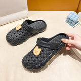 Yeknu Hot Sale Pink Cute Summer Sandals Women Beach Sandals Non Slip Comfortable Lightweight Outdoor Sandals Woman zuecos de mujer