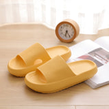 Yeknu Summer Thick Platform Bathroom Home Slippers Women Fashion Soft Sole EVA Indoor Slides Woman Sandals Non-slip Flip Flops