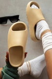 Yeknu Home Women Thick Bottom Slippers Platform Chunky Heel Living Room Bathroom Slides Non Slip Trend Designer Shoes Ladies Female