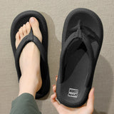Yeknu Men's Slippers  Flip Flops Beach Slippers Thick Bottom Summer Outdoor Shoes Slides Thong Slippers Women Sandals Soft Shoes