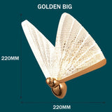 Yeknu LED Butterfly Wall Lamp Nordic Indoor Lighting Modern Light Bedside Bedroom Christmas Home Decoration Wall Lamps