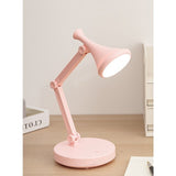 Yeknu - LED Foldable Eye Protection Desk Lamp USB Rechargeable Creative Ins Simple Bedroom Bedside Night Lamp Student Dormitory Bedroom Study Reading Lamp Portable Travel Bedroom Book Lamp